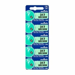 5 SONY 317 SR516SW Silver Oxide batteries 1.55V mercury free Super Fresh