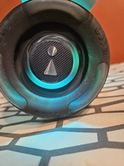 JBL Pulse 5 Cylindrical Portable Bluetooth Speaker USB-C Blue/Black