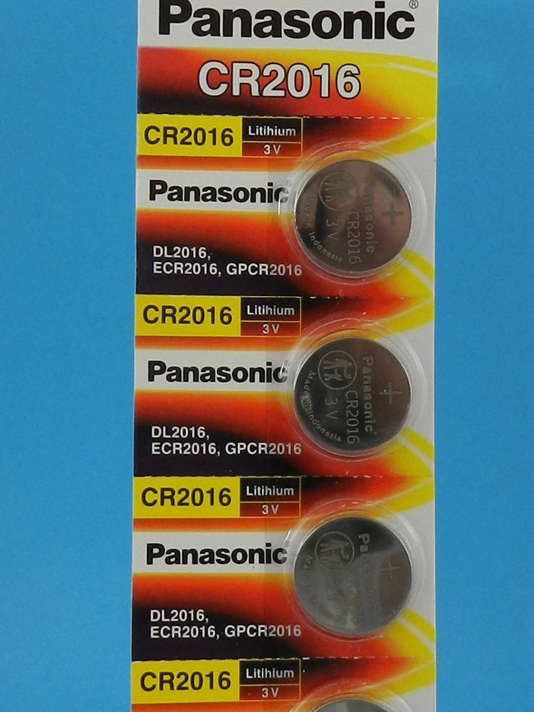 PANASONIC CR2016 LITHIUM 3V BATTERY 3Pcs