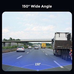 AZDOME 3″ FHD 1080P Dash Cam WiFi ADAS Car DVR Camera APP Park Mode Night Vision
