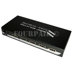 1×4 4-Port HDMI 2.0 Video Splitter Amplifier 4K UHD 4K@60Hz HDR 18Gbps HDCP 2.2