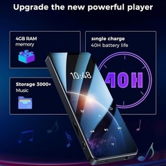MP4 MP3 Player Bluetooth Lossless Music FM Radio Recorder Sport Support 128GB US