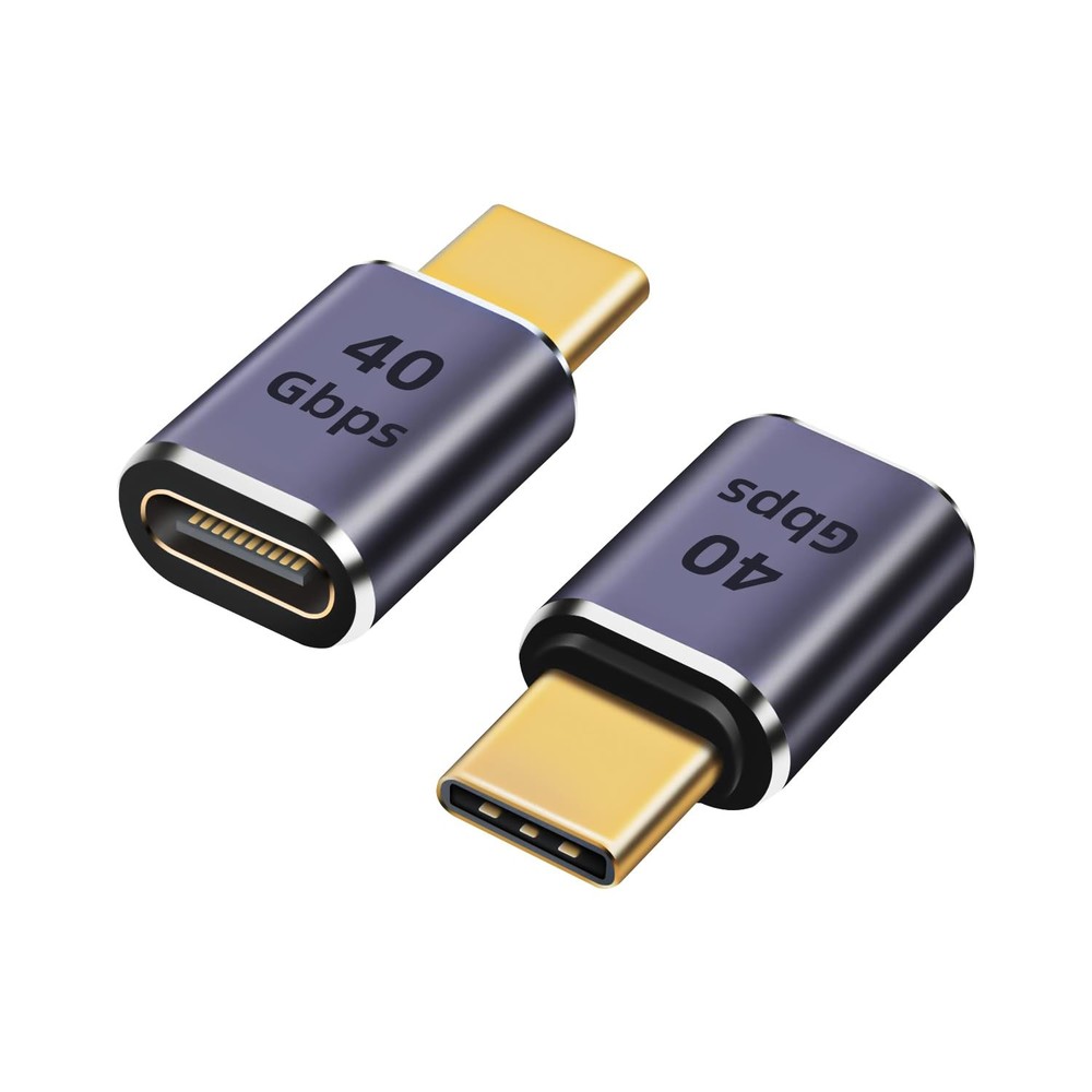USB C Extender Adapter 40Gbps, 8K 60Hz C Male to Female Extension