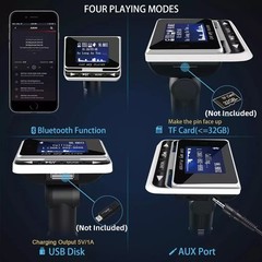 Car Bluetooth FM Radio Transmitter Part Cigarette Lighter Radio Music Adapter