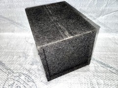 SEALED 10″ SUBWOOFER TRUCK BOX SLANTED ENCLOSURE SINGLE SUB 13X13X12 BOX