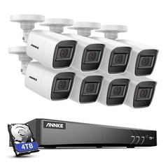 ANNKE 4K Ultra HD 5MP/8MP 8CH DVR Video CCTV Home Security Camera System Outdoor