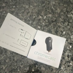 Google Chromecast HDMI Streaming Media Player Dongle, Black open box unused thou