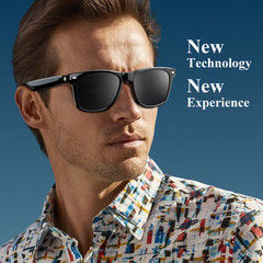 Men Smart Sunglass Polarized Lenses Bluetooth Open-Ear Headphones For Driving