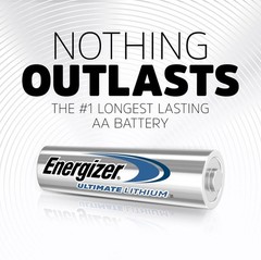 Ultimate Lithium AA Batteries, 24 Pack, 1.5V Long-Lasting for High-Drain Devi…