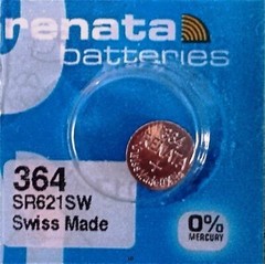 364 RENATA WATCH SR621SW BATTERY (5 piece) FREE SHIPPING Authorized Seller