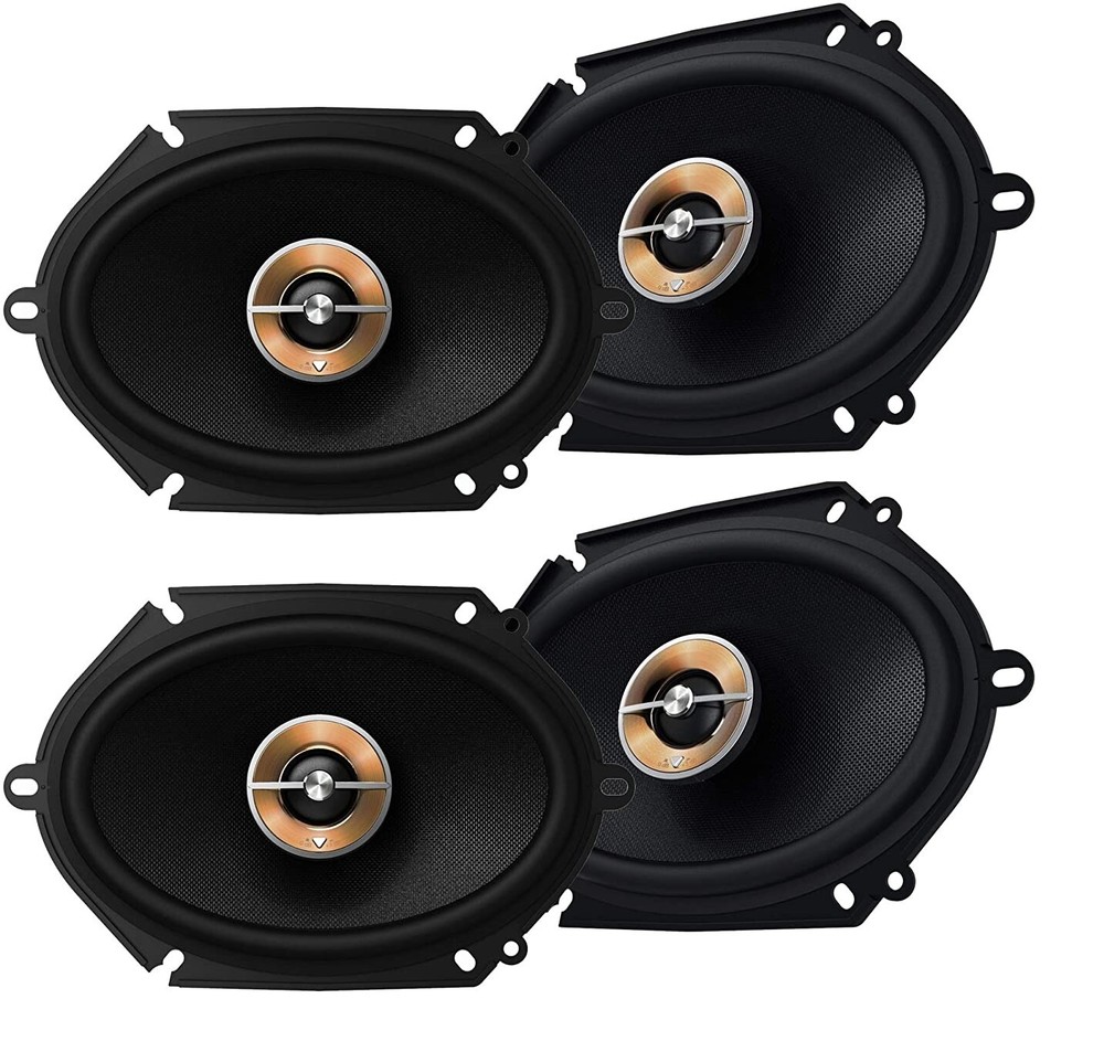 4 X Infinity Kappa 86CFX 6″x8″ 600 Watts MAX Power Handling 2-Way Car Speakers