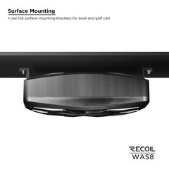 RECOIL WAS8 400W 8″ Waterproof Active Subwoofer with Passive Radiator
