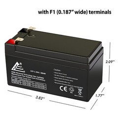 ExpertBattery 12V 1.3Ah Battery Replacement for Bosfa GB12-1.3
