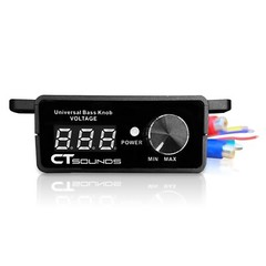CT Sounds Universal Bass Knob for Car Amplifier with Digital Volt Meter Display