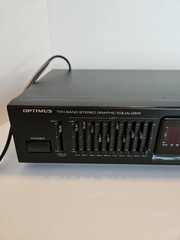 Optimus 31-2030 10-Band Stereo Graphic Equalizer – Works Great