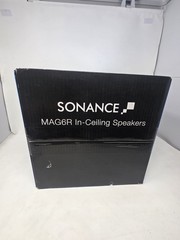 Sonance MAG6R 6-1/2″ 2-Way In-Ceiling Speakers (Pair) -New/Sealed -Box has wear
