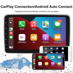 Touch Screen Rotatable 10.1” Android 12 Car Stereo Radio Double 2DIN GPS Wifi