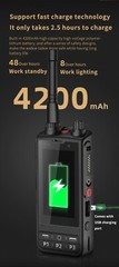 ANYSECU Zello W6PLUS Android 10 4G Network Radio UHF 400-470Mhz Walkie Talkie