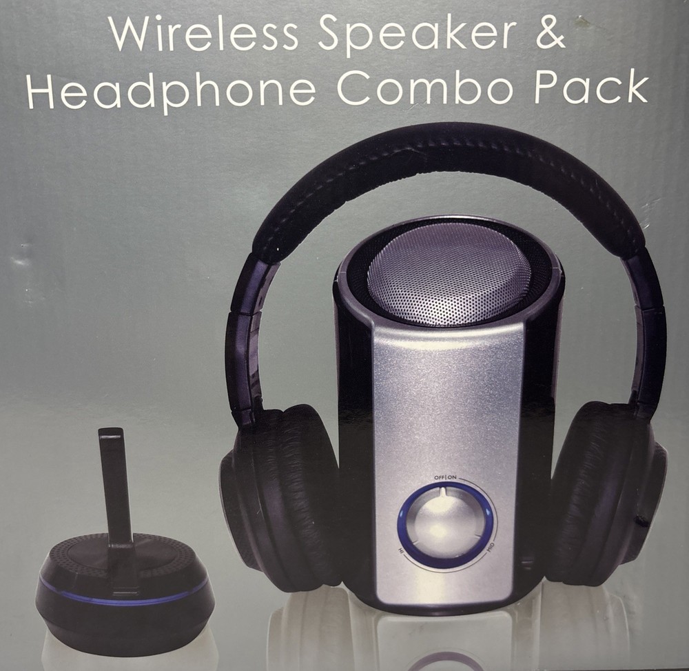 Wireless Living Solutions Duo Bluetooth Speaker & Headphones—SHIPS IN 24 HOURS—