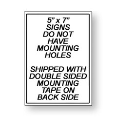 Please Do Not Block Driveway Thank you Metal 8″ x 12″ Sign SDNB010