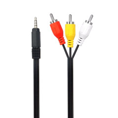 3RCA Male to 3.5mm Male Cable 3ft Adapter Audio Video Cord AV DV AUX Converter
