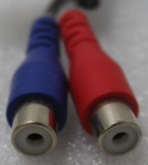 Lot of 5 Samsung BN39-02190A Cable Cord DC male to 2 RCA female Component