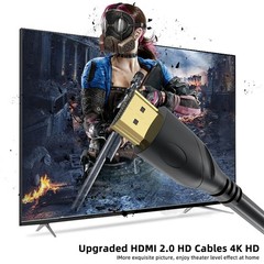 HIGH SPEED HDMI CABLE 2.0 4K 1080P 1FT 2FT 3FT 6FT 10FT 12FT 15FT 20FT 25FT 30FT
