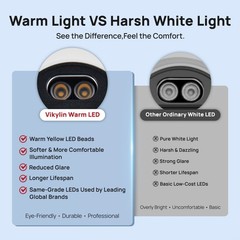 Vikylin Full Color 4K 8MP Outdoor POE IP Camera Motion Detection 2.8mm with MIC
