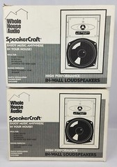 SpeakerCraft 6.5″ White In-Wall Speaker WH6.0RT 2 Pairs (4 ea.) NEW