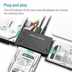 External Hard Drive Reader Recovery Converter for Universal 2.5″ 3.5″ HDD/SSD CD
