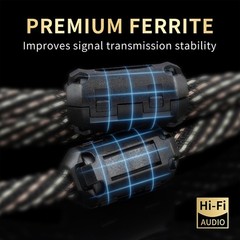 High-Quality 4.92ft RCA to XLR Male Audio Cable – 2 Pack, Gold-Plated, Nylon Bra