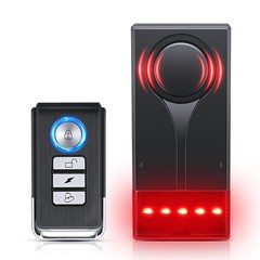 Car Anti-Theft Vibration Alarm, ELECTOP 108dB Automobile 1 Alarm(1 Remote)