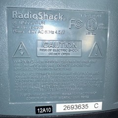 RadioShack RF Modulator 15-2526 Video Component Adapter. NOS. Good for Gaming TV