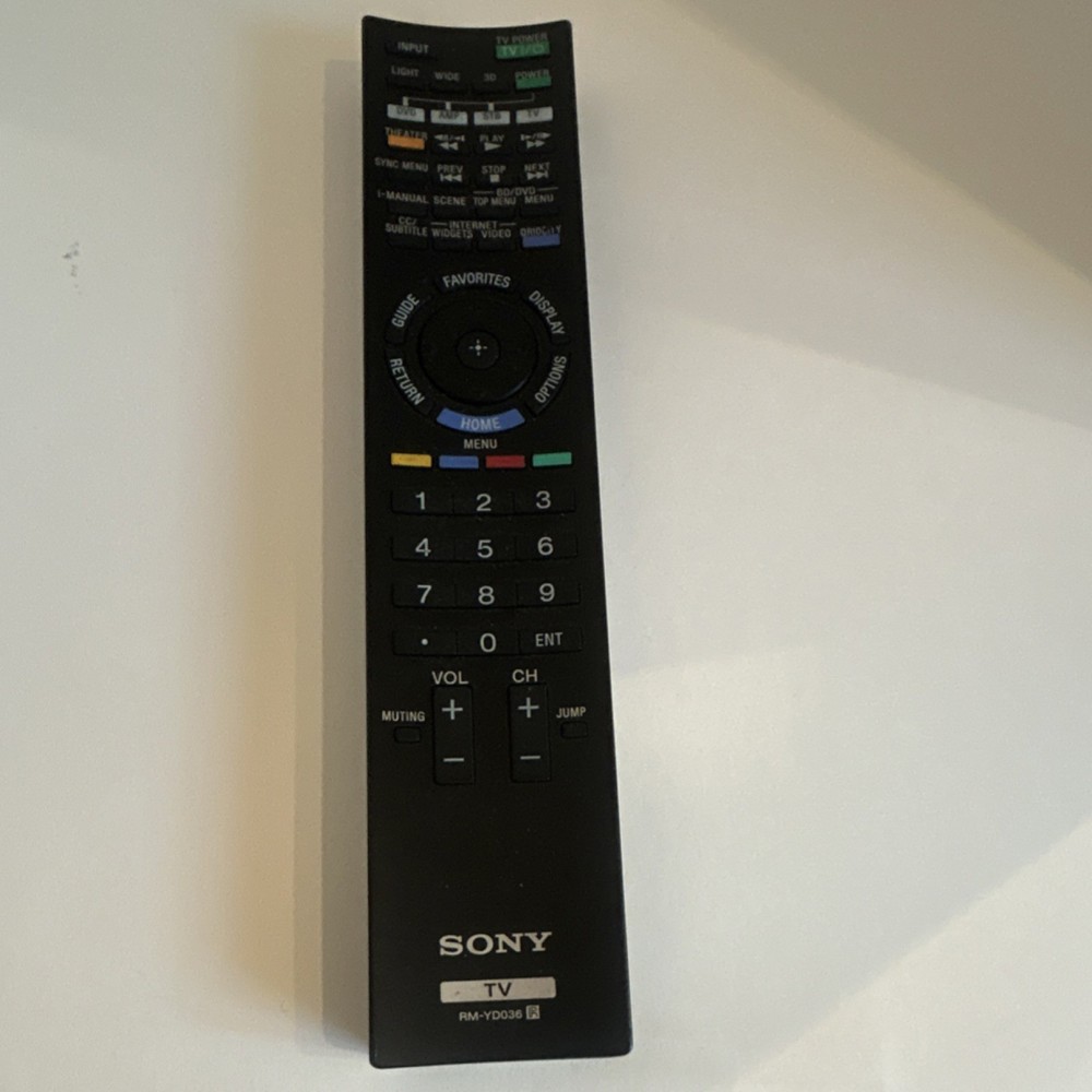 Sony Wireless Remote Control Black RM-YD036 For Sony TV More Than 10 m Range