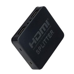 1 In 2 Out Portable HDMI Splitter 1080P 4K 1X2 HDCP Stripper 3D Power Amplifier