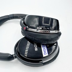 Sony MDR-NC500D Digital Noise Reduction Cancelation Headphones Case Cables Works