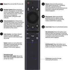 NEW Samsung Smart TV Voice Remote Control for BN59-01385A Netflix & Prime button
