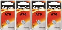 4 NEW LR44 ENERGIZER A76 L1154 AG13 357 SR44 303 BATTERIES