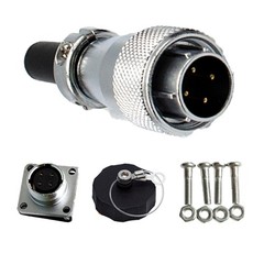 1/2/4Pc WS16 4Pin Panel Mount Electrical Wire Connector,Aviation Plug and Socket