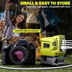 200W Portable Power Inverter for Ryobi 18V AC 110V-120V Converter