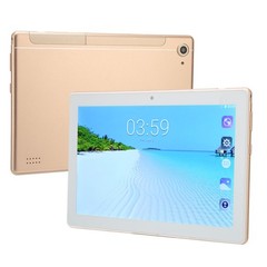 .›(Gold)8 Inch Tablet 6GB RAM 128GB ROM Dual SIM 4G LTE FHD Screen Dual