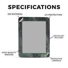 Mighty Skins Glossy Glitter Tablet Skin Compatible Nook Glowlight 4E – – 3M