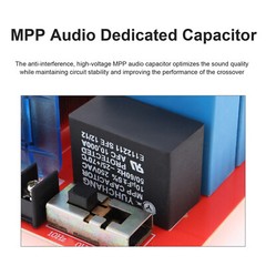 4 – 8 Ω Hifi Audio Speaker Crossover 1200W Frequency Divider Adjustable Midrange