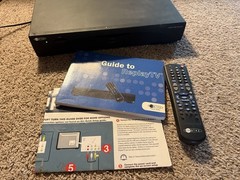 ReplayTV Black DVR/Hard Drive Recorder Set-Top Box with Remote & Guide Original
