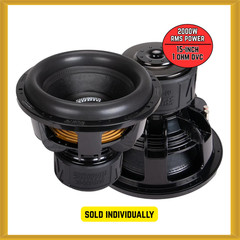 Sundown Audio M-Series M15 15-inch 2000W RMS Power 1 Ohm DVC Car Subwoofer (NEW)