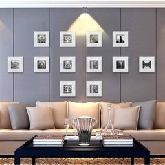 RPJC 4×4 inch Picture Frame Made of Solid Wood High 4×4, Rustic White