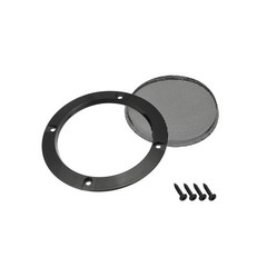 uxcell 2pcs 2″ Speaker Grill Mesh Decorative Circle Woofer Guard Black