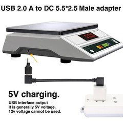 4 PCS USB 2.0 A Female To DC 5.5×2.5mm Male Power Adapter 5V 3A Fast Charging