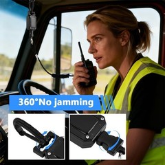 Durable Retractable Microphone Keeper for Truck Drivers – Adjustable & Safe