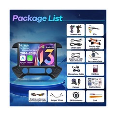 For 2014-2018 Chevy Silverado GMC Sierra Car Stereo Radio GPS Android 13 Carplay